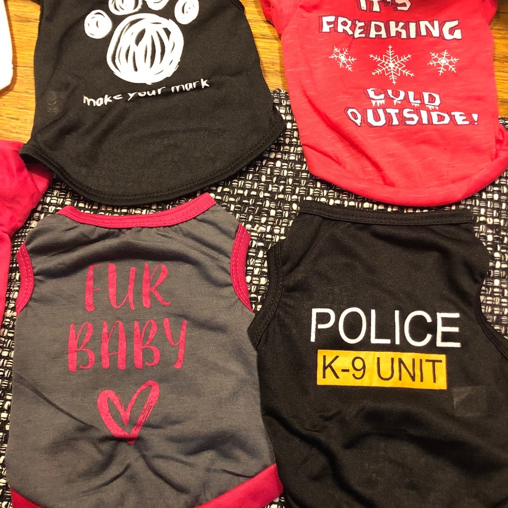 Dog shirts / clothing